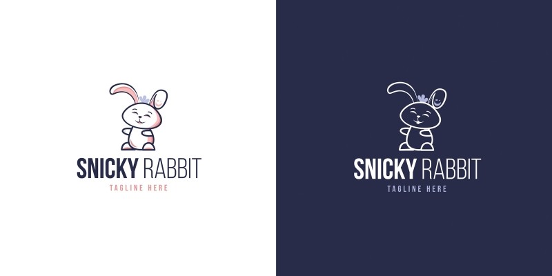 Snicky Rabbit Logo
