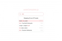 autoComplete.js - AutoComplete Library JavaScript Screenshot 1