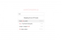 autoComplete.js - AutoComplete Library JavaScript Screenshot 3