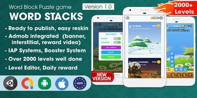Word Stacks Puzzle - Unity Template Project