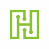 Letter H Tech Logo Template