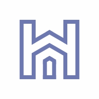 Letter H Home Logo Template
