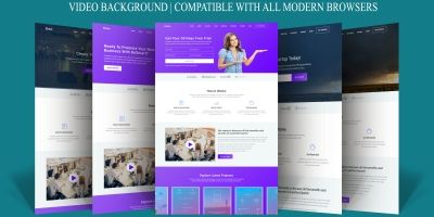 Eions - MultiPages HTML Landing Page Template