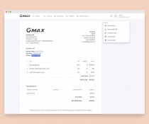 Gmax CRM lite - Invoicing  For Small Businesses Screenshot 3