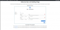 SEO - Link Building For WordPress Screenshot 1