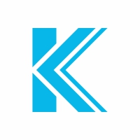 Letter K Tech Logo Design