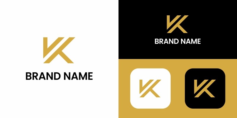 Letter K Logo Design Template