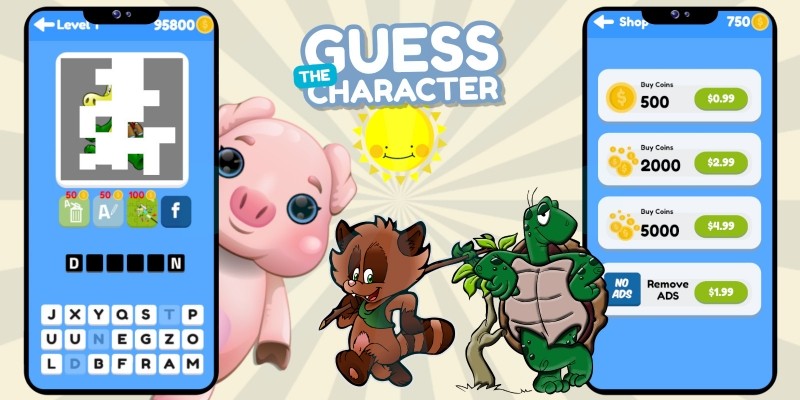 Guess The Character Construct 3 Word Puzzle Game