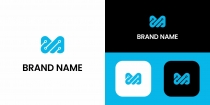 Letter M Tech Logo Design Screenshot 1