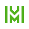 Letter M Green Logo Design