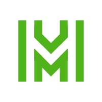 Letter M Green Logo Design