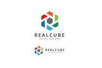 Letter R - Real Cube Logo Screenshot 1