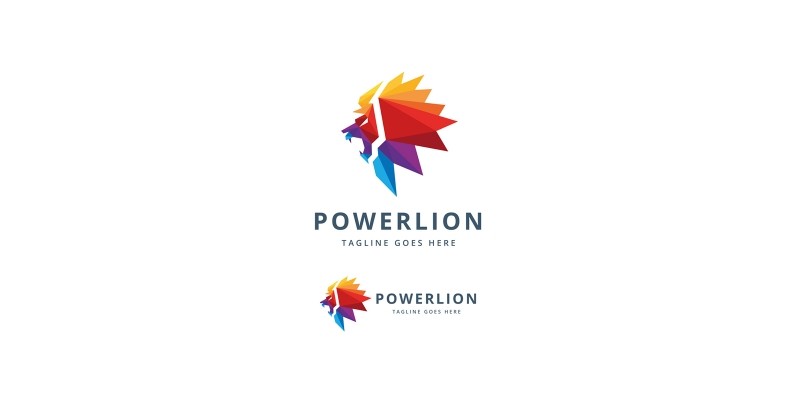 Power Lion Professional Logo