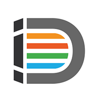 Letter D - Digicolors Logo