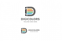 Letter D - Digicolors Logo Screenshot 1