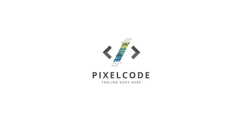 Pixel Code Logo