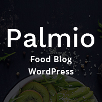 Palmio Food Recipe Blog WordPress Theme