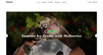 Palmio Food Recipe Blog WordPress Theme Screenshot 1