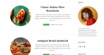 Palmio Food Recipe Blog WordPress Theme Screenshot 4