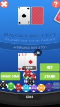 Black jack 21 - Unity Source Code Screenshot 5