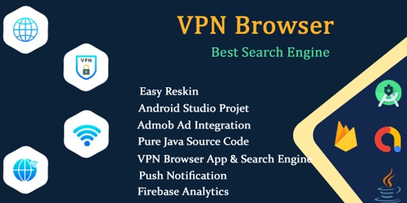VPN Browser - Android Studio Project
