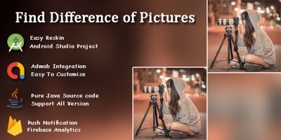 Find the Difference Games - Android Studio Project