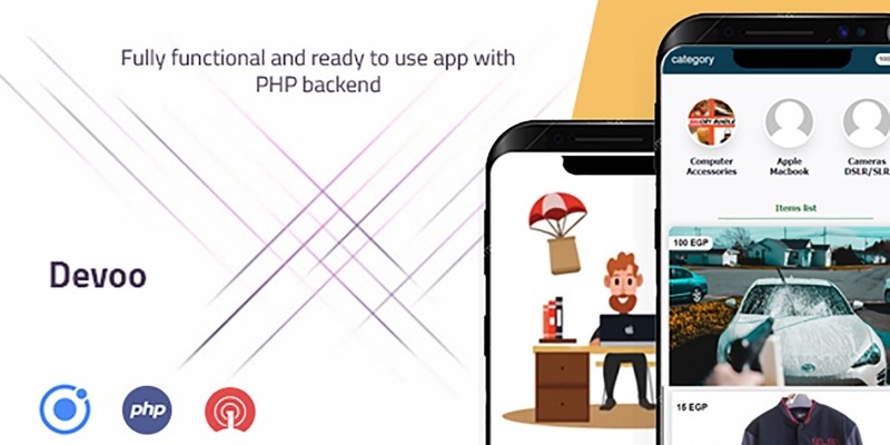 Devoo Ionic 5 App With Backend