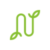 Letter N Logo Leaf Design Template