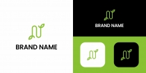 Letter N Logo Leaf Design Template Screenshot 1