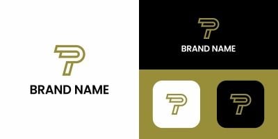 Letter P Logo Design Template