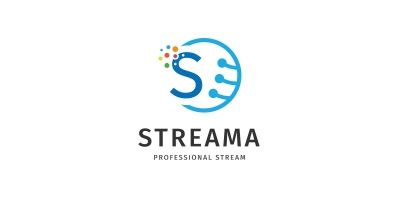Streama - Letter S Logo