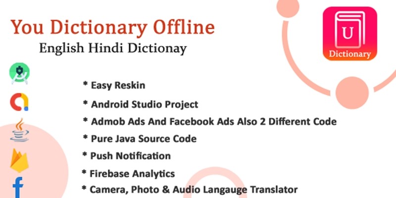 Dictionary English To Hindi - Android Template