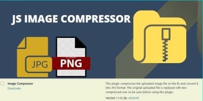 JS Image Compressor WordPress Plugin