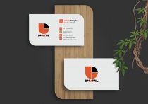 TND Simple Business Card Template Screenshot 1