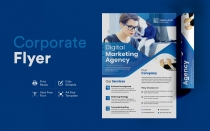 Corporate Minimalist Flyer Design Template Screenshot 1