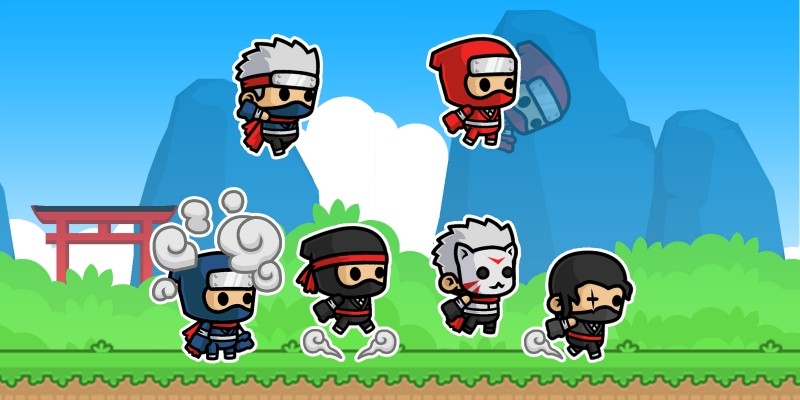 Ninja Runner Game Sprites
