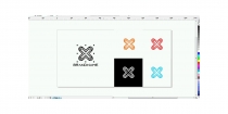 Modern Letter X Logo Screenshot 1