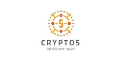 Crypto Digital Coin Logo