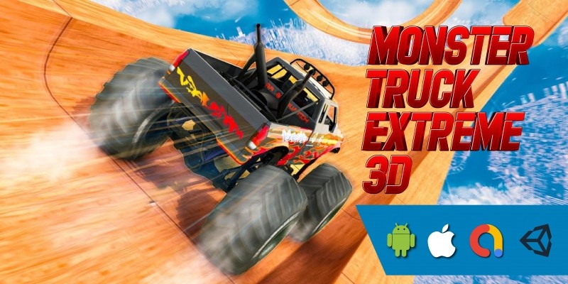 Monster Truck Extreme 3D Unity Project