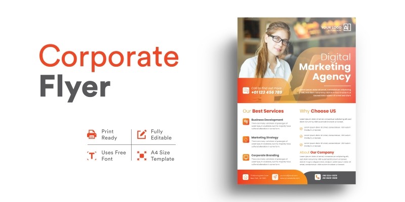 Corporate Flyer  Template