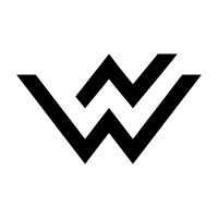 Cool Letter W or WN or NW Logo