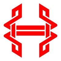 Unique Letter H Knot Syle Logo