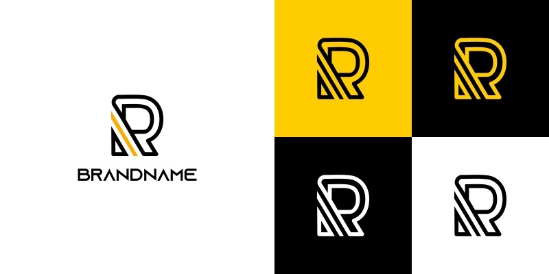 Cool Letter R Logo