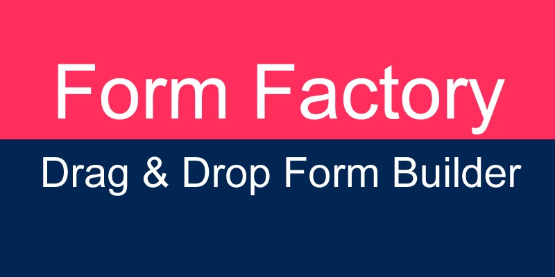 Form Factory - WordPress Form Builder