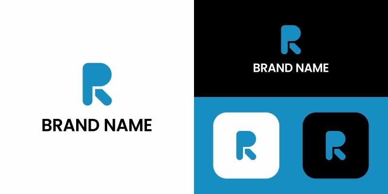 R Letter Logo Design