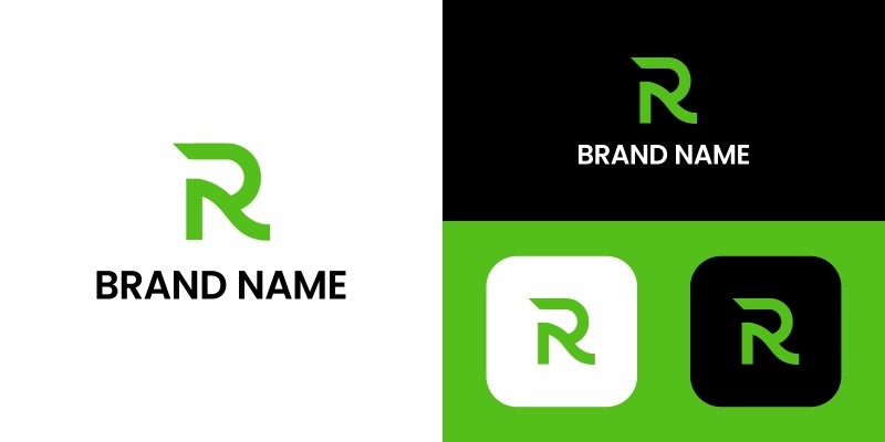 R Letter Logo Design