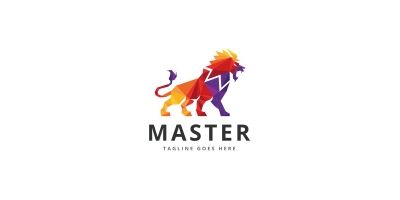 Lion Master Professional Logo