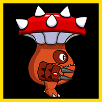 Mushroom Warrior Character - 2D Assets