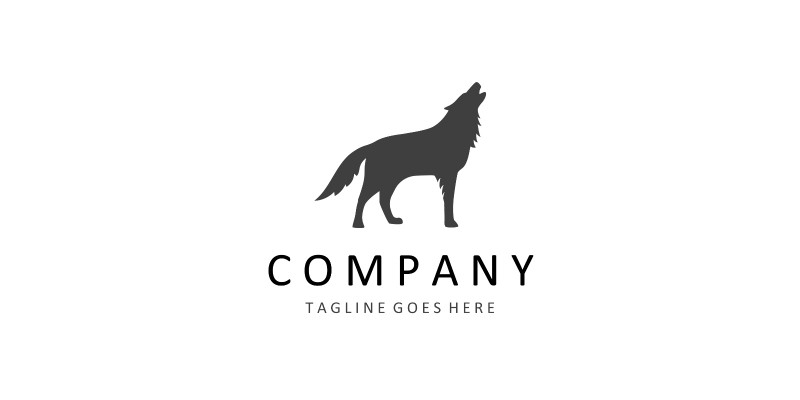 Wolf Logo Template - Animal Logo