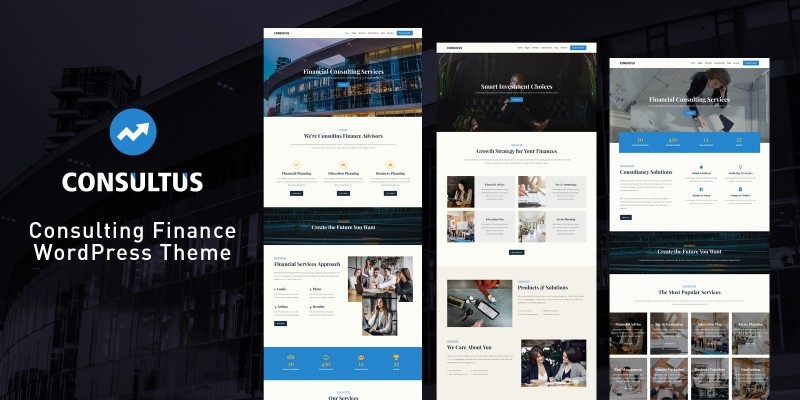 Consultus  Finance Consulting WordPress Theme